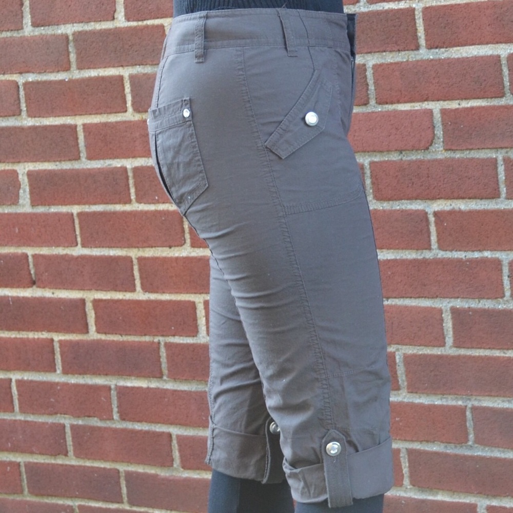 International Concept 0P Brown Cargo Capris